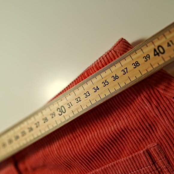 Twik by Simons Corduroy Mini Skirt with Pink Button - Picture 4 of 8